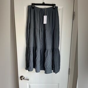 Neuflora Charleston Skirt in Dusty Blue